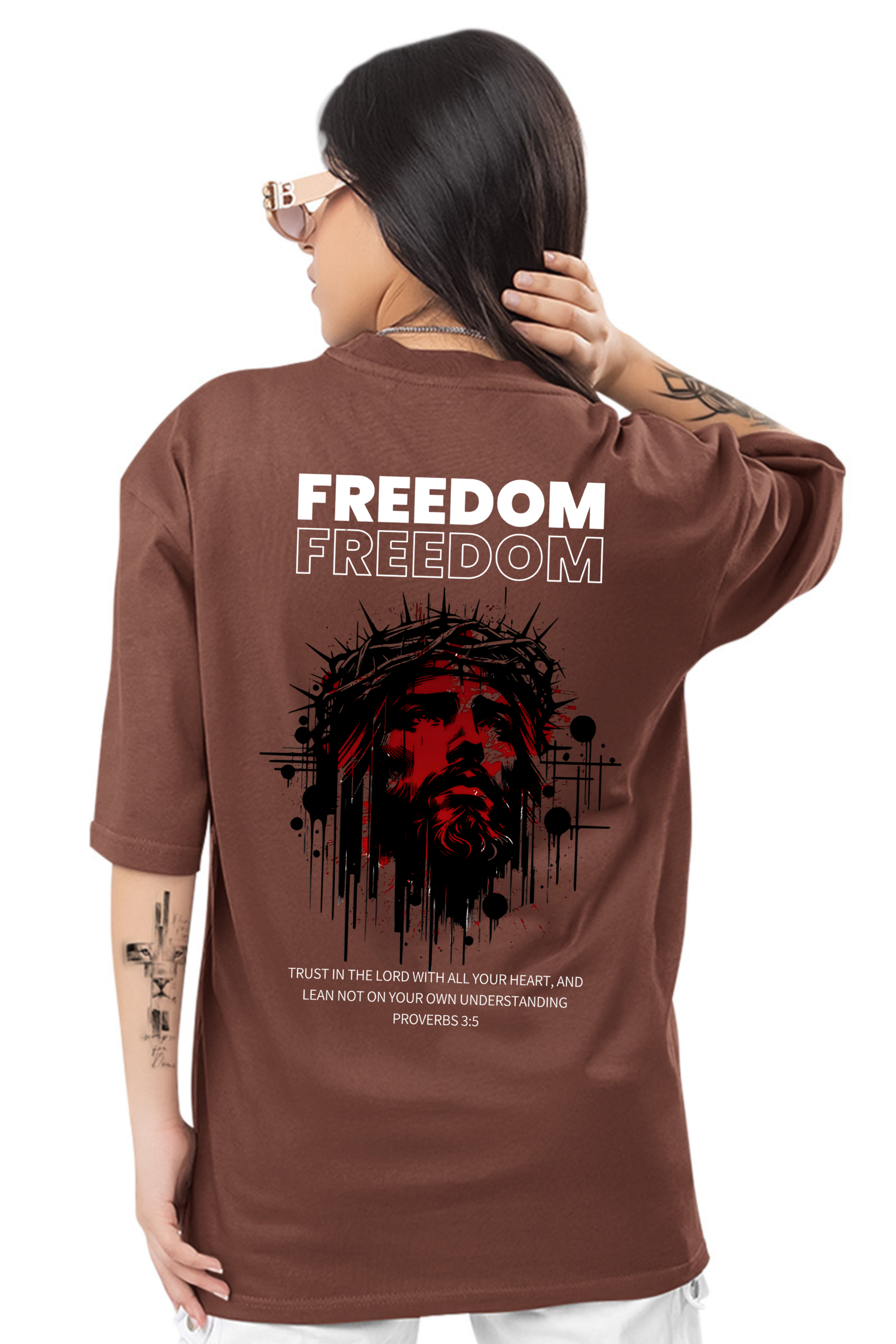 Camiseta Oversized Freedom Jesus EC