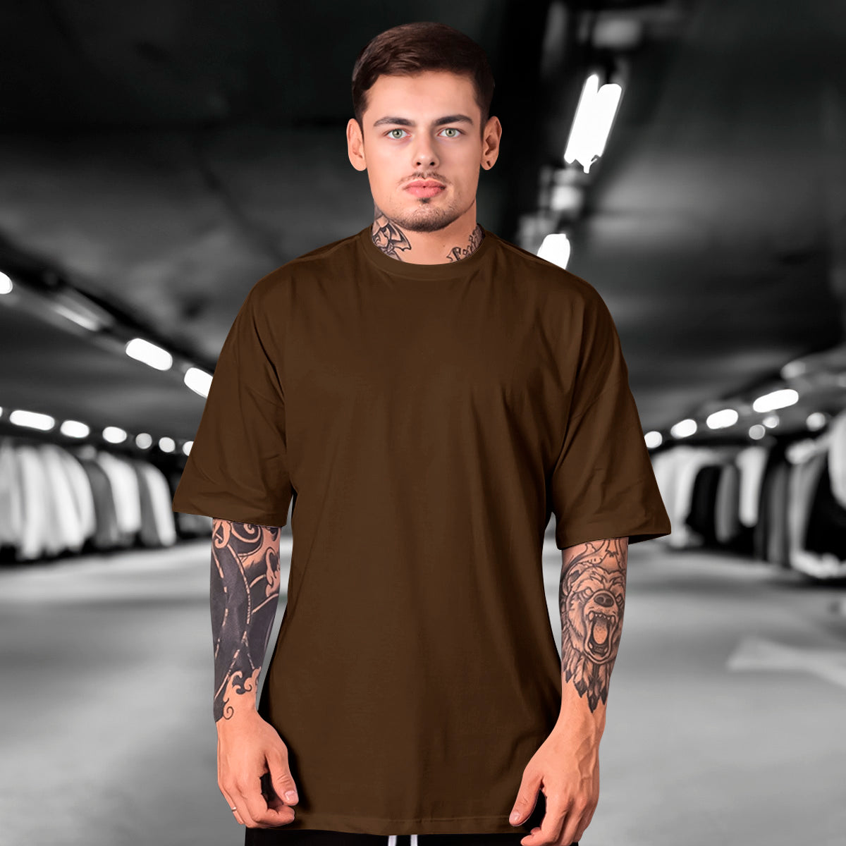 Camiseta Oversized Deus é bom o tempo todo EC