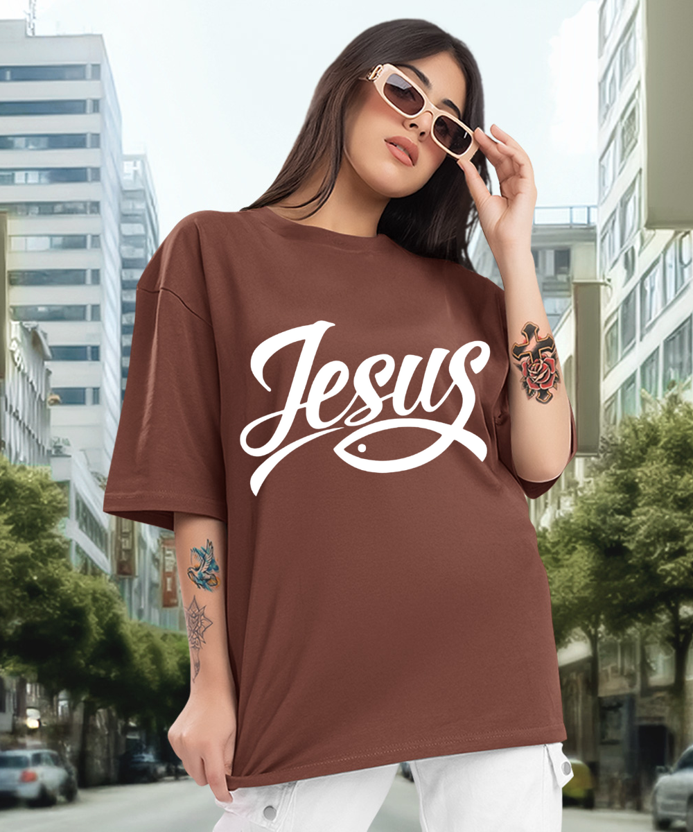 Camiseta Oversized Jesus Street EF