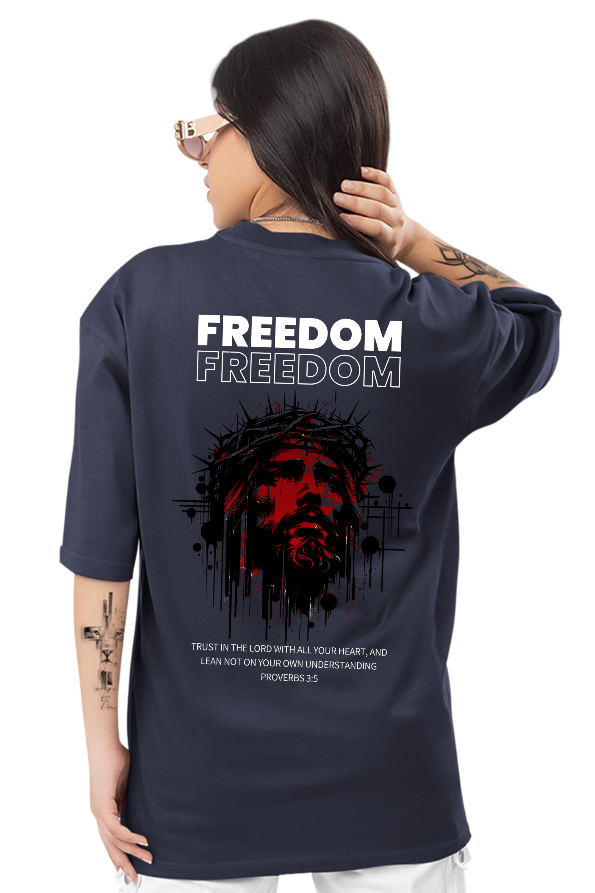 Camiseta Oversized Freedom Jesus EC