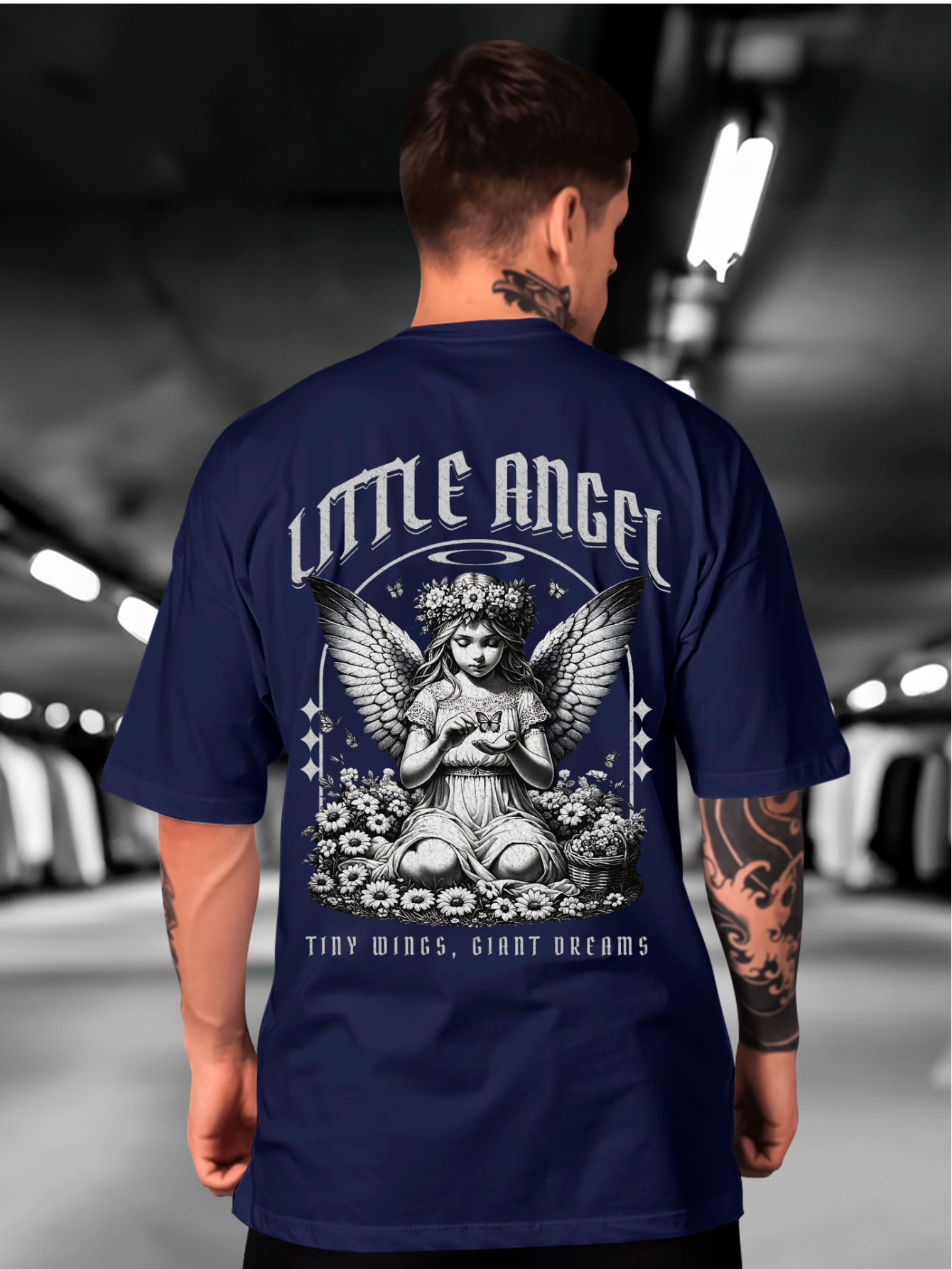 Camiseta Oversized Little Angel EC