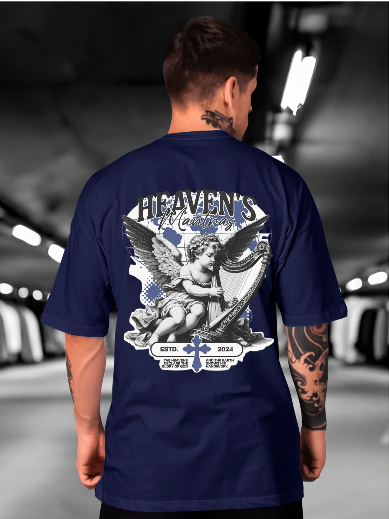 Camiseta Oversized Heaven's EC