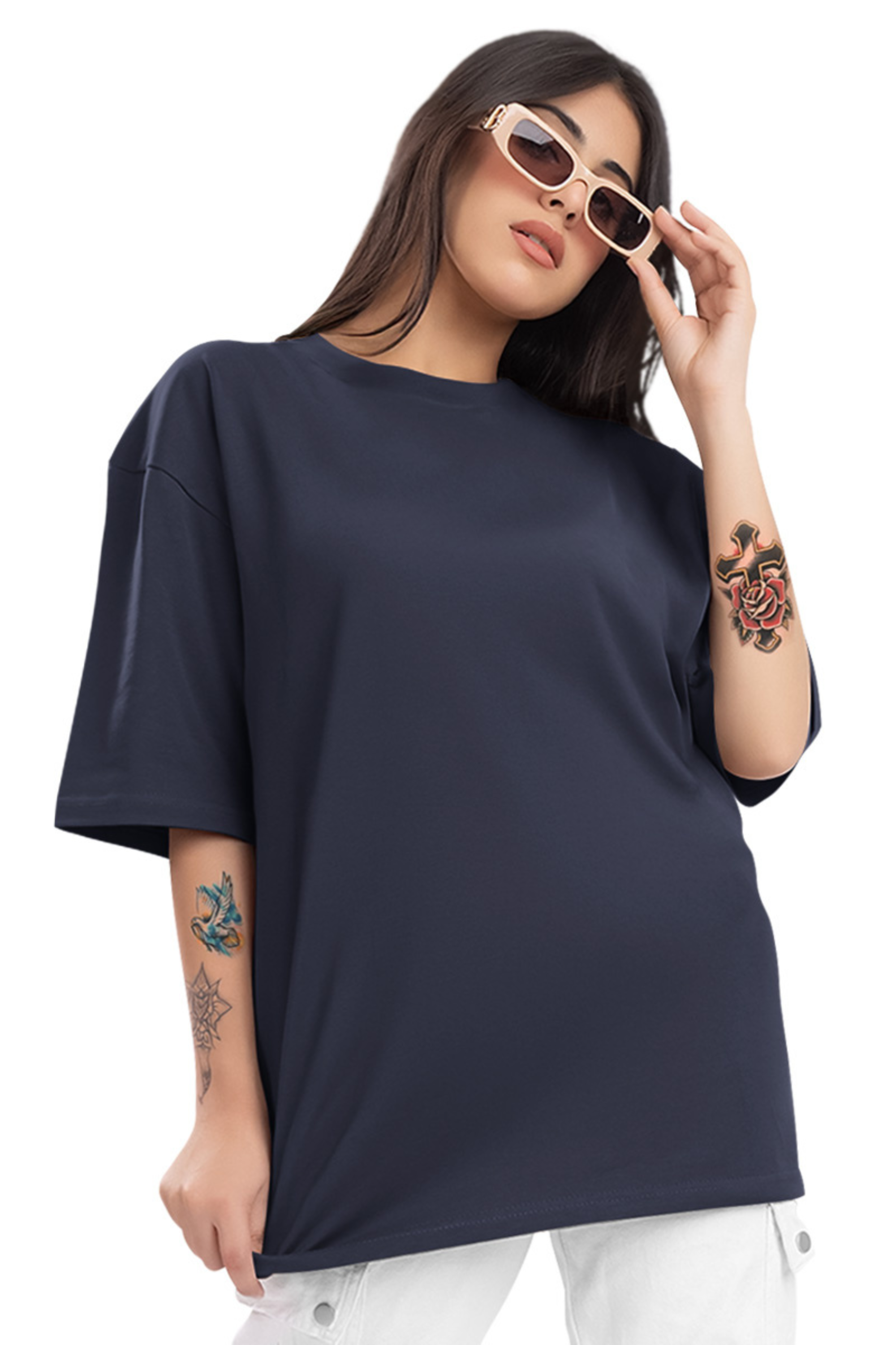 Camiseta Oversized Jesus, minha pérola de maior valor Feminina EC