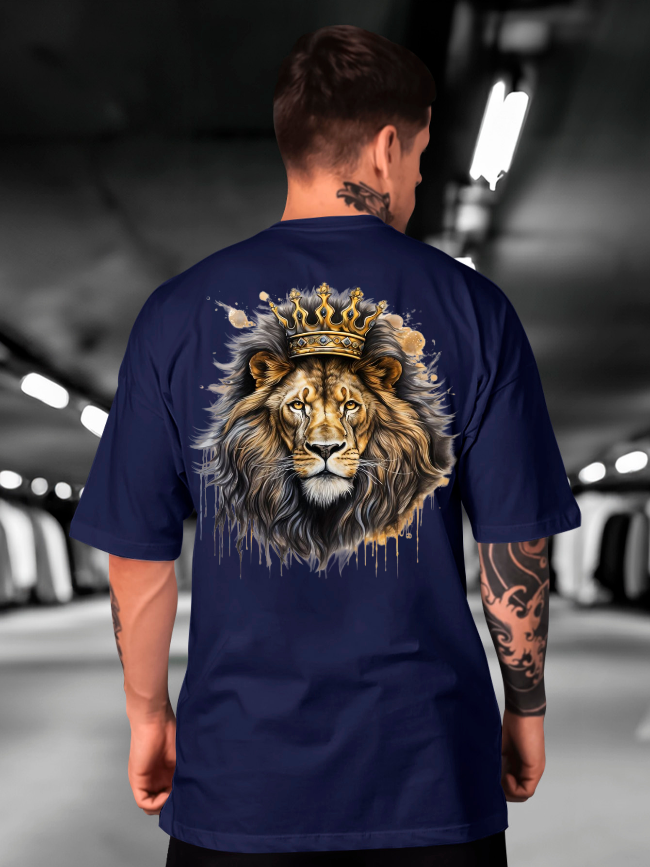 Camiseta Oversized Lion King EC