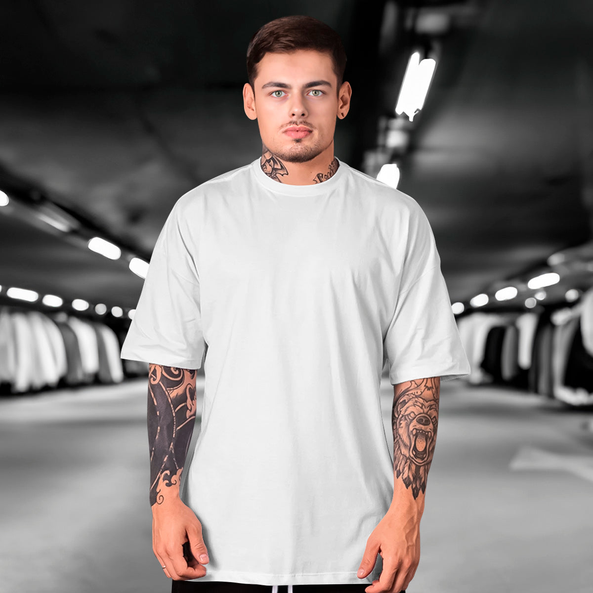 Camiseta Oversized Jesus Saved My Life EC