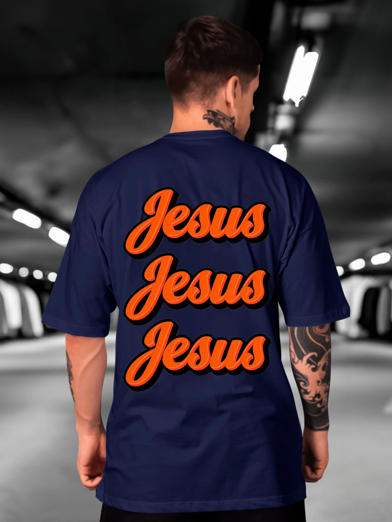 Camiseta Oversized 3x Jesus EC
