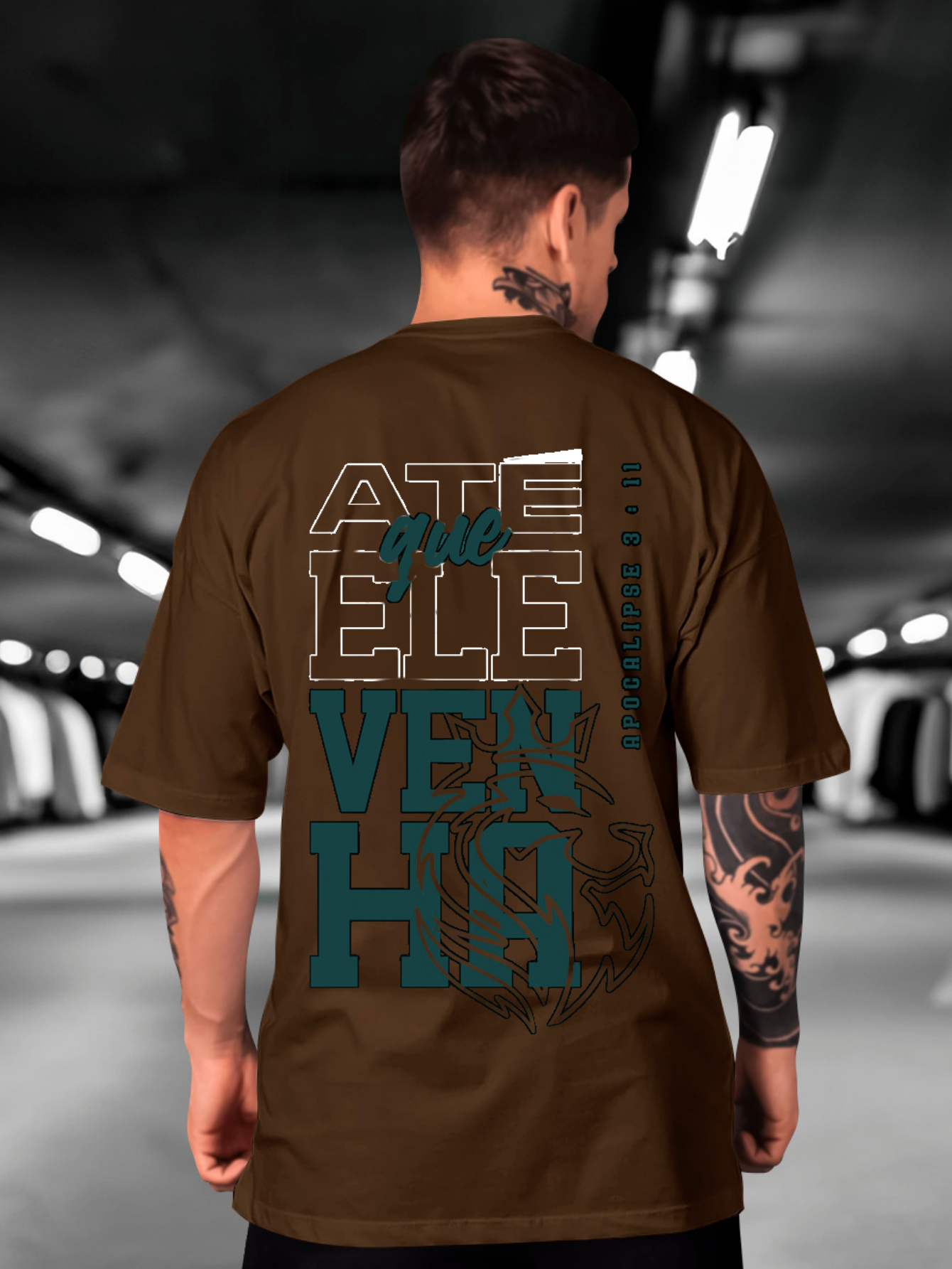 Camiseta Oversized Ele Vive EC