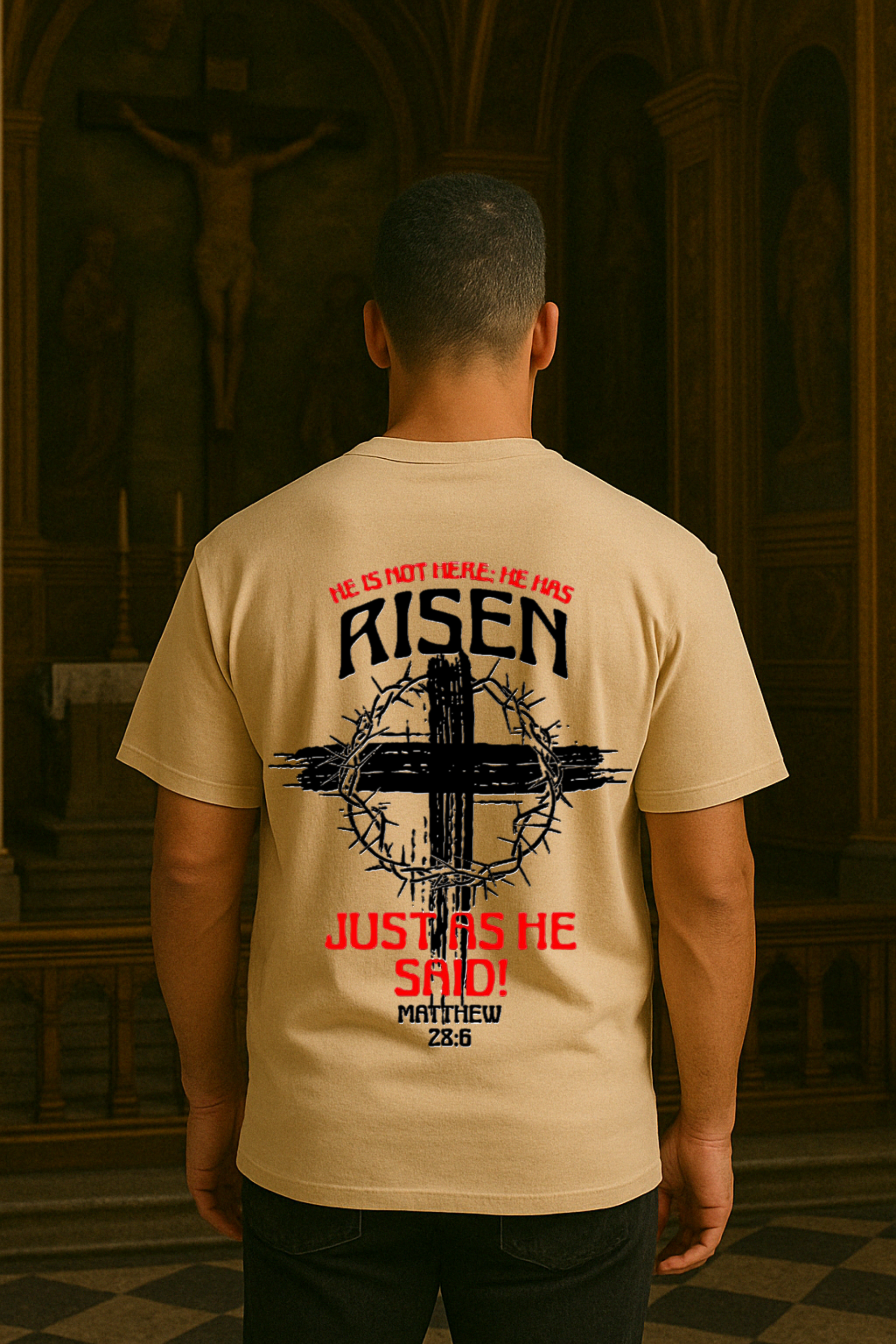 Camiseta Oversized Risen EC