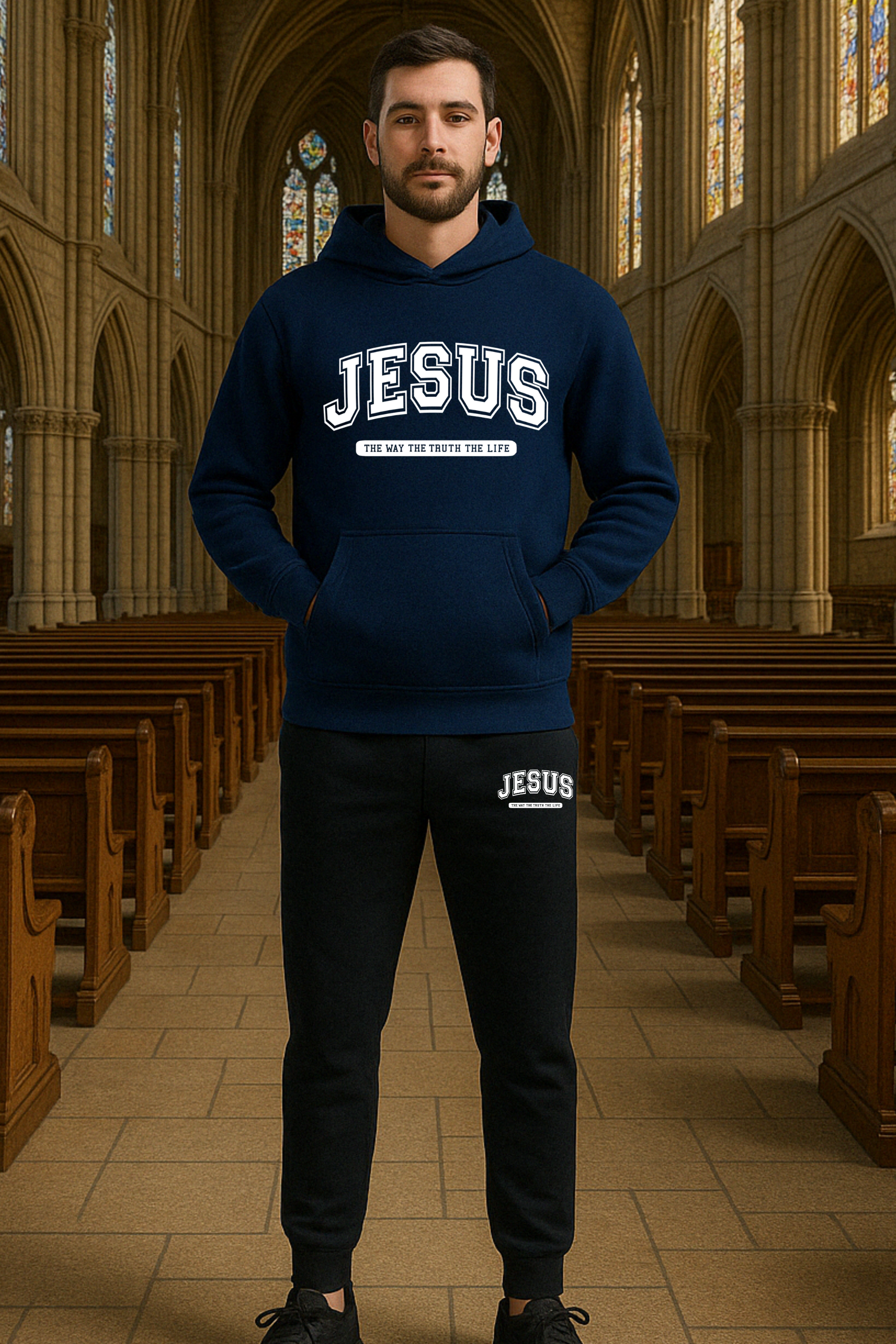 Conjunto de Moletom Jesus EF EB