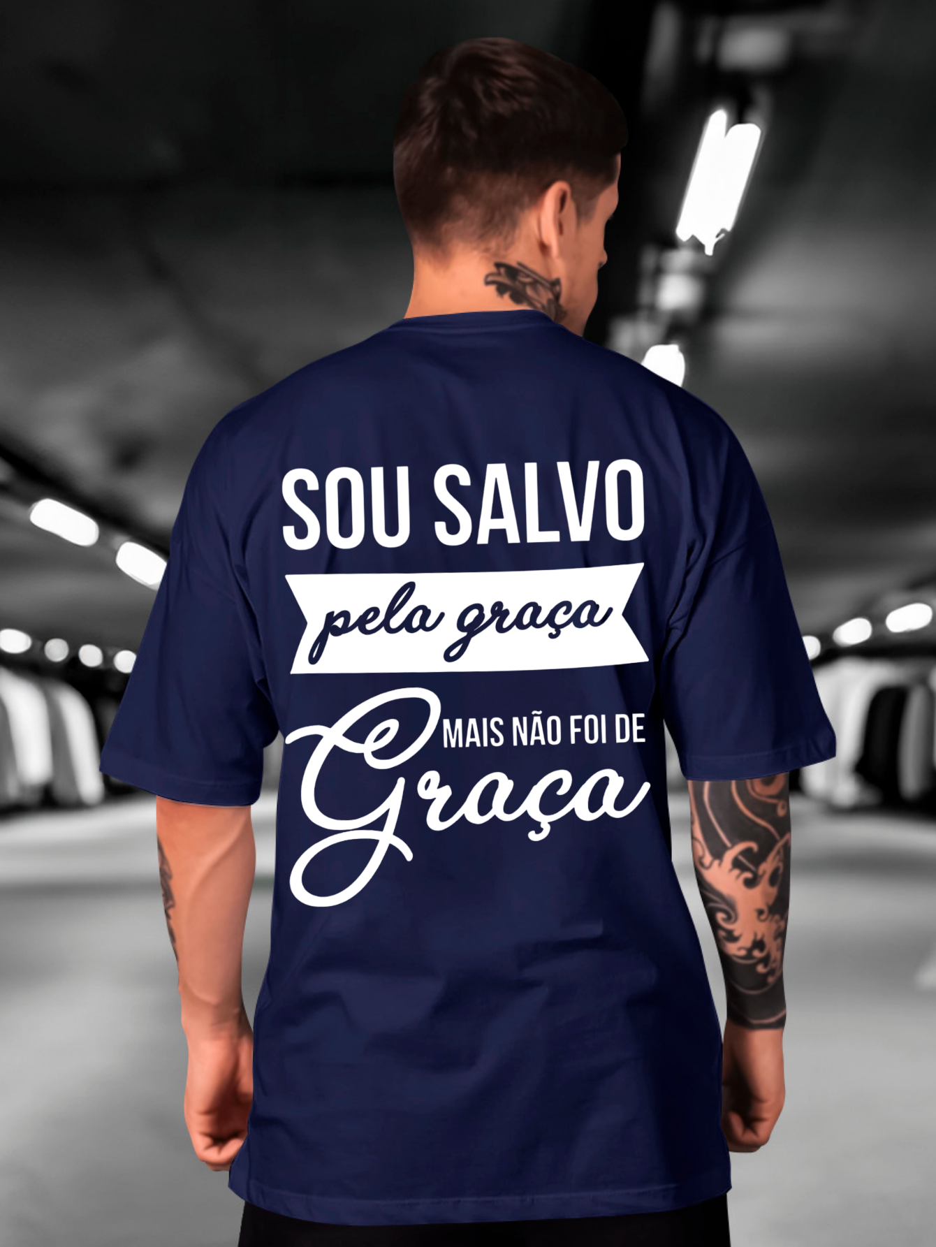 Camiseta Oversized Salvo pela Graça 2.0 EC