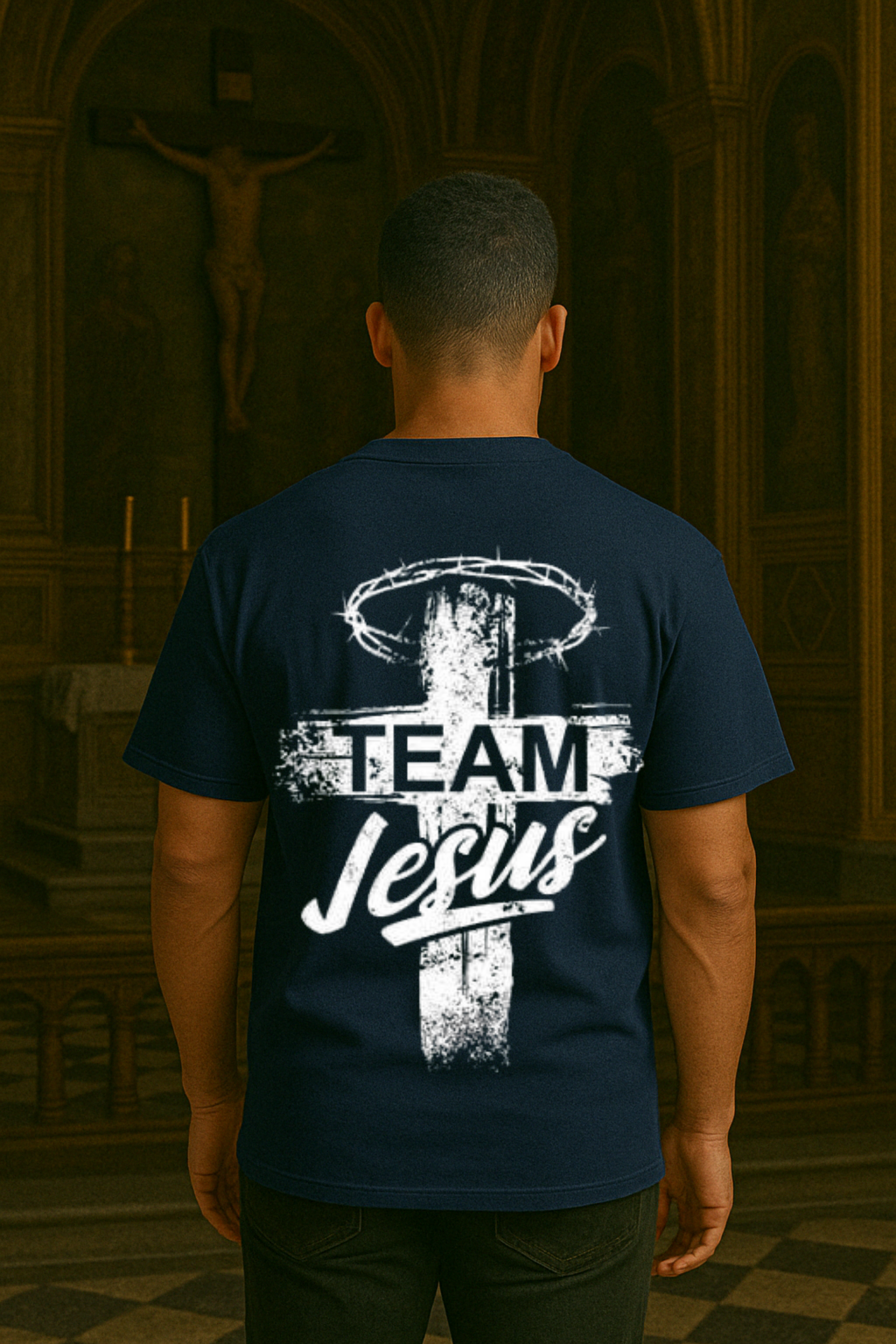 Camiseta Oversized Team Jesus EC