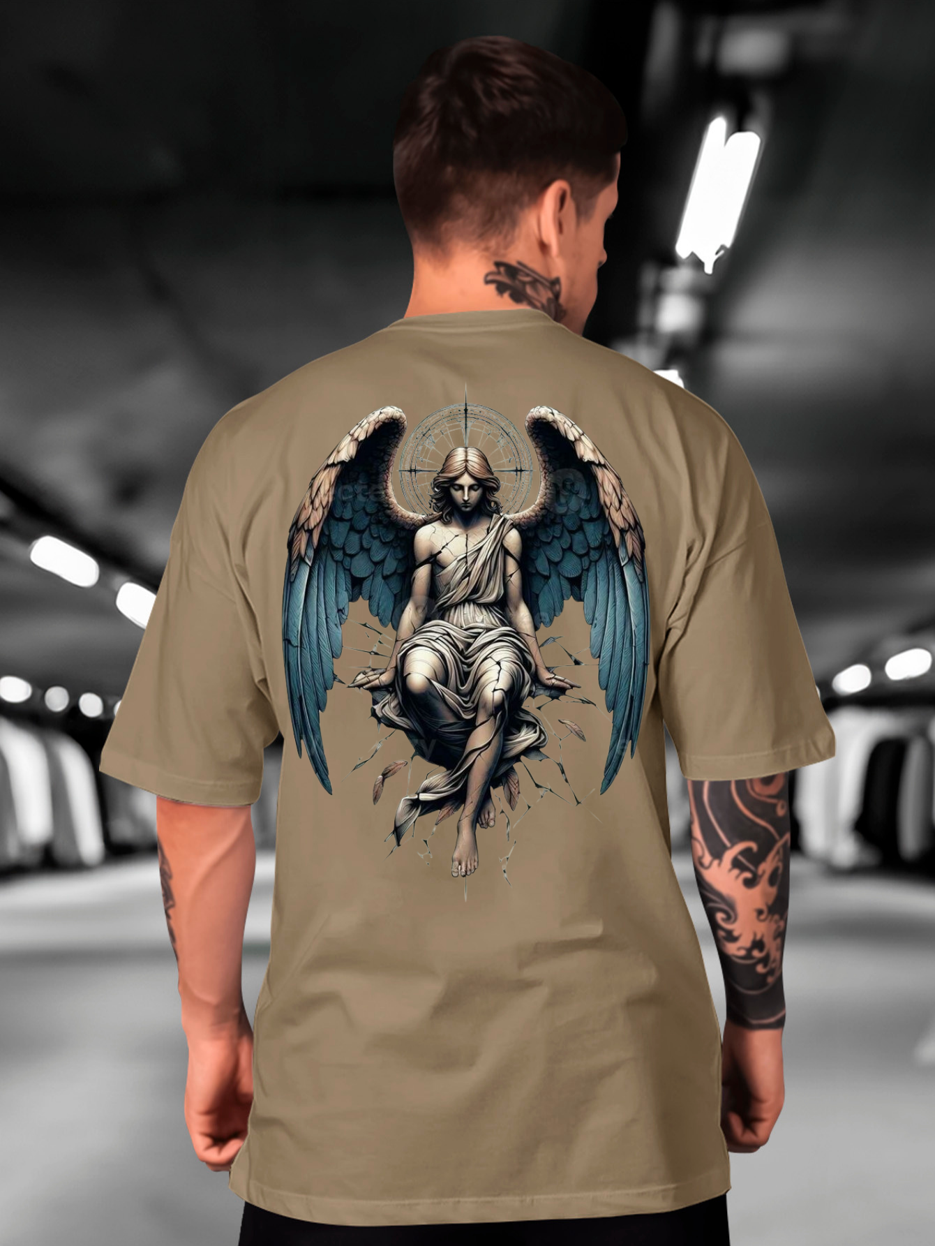 Camiseta Oversized Angel of Time EC
