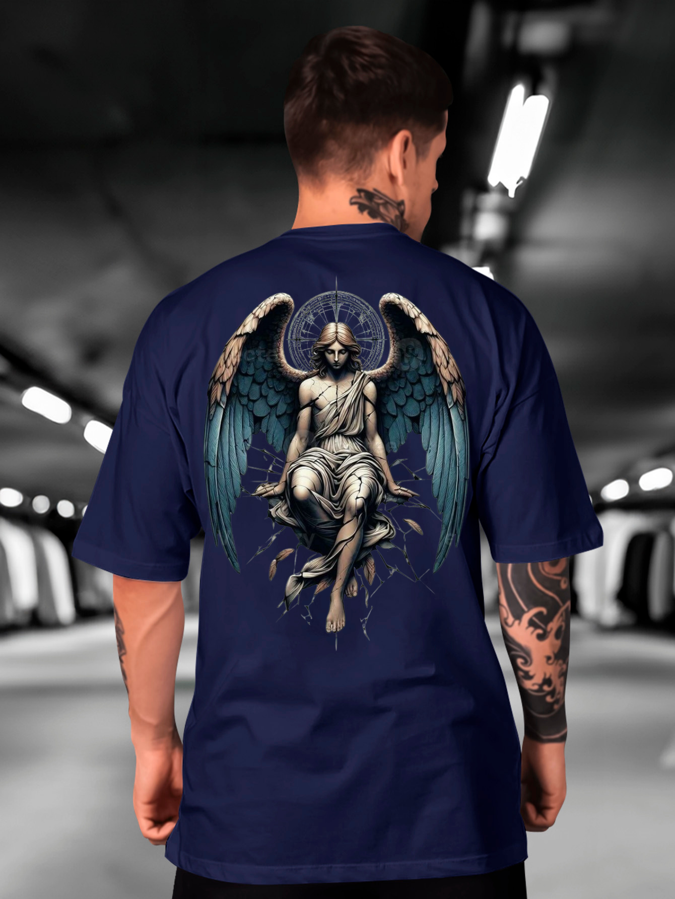 Camiseta Oversized Angel of Time EC