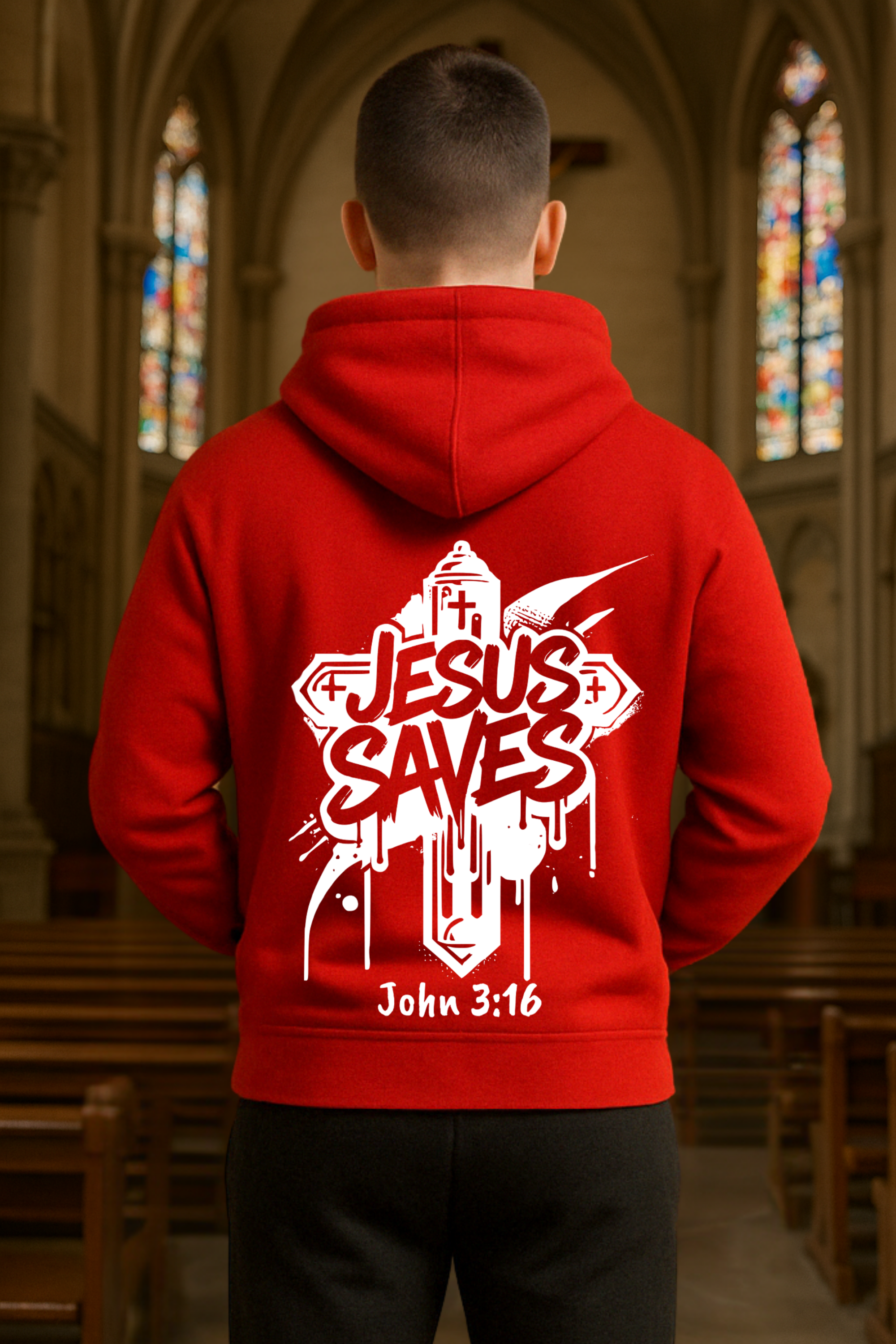 Blusa de Moletom Jesus Saves EC