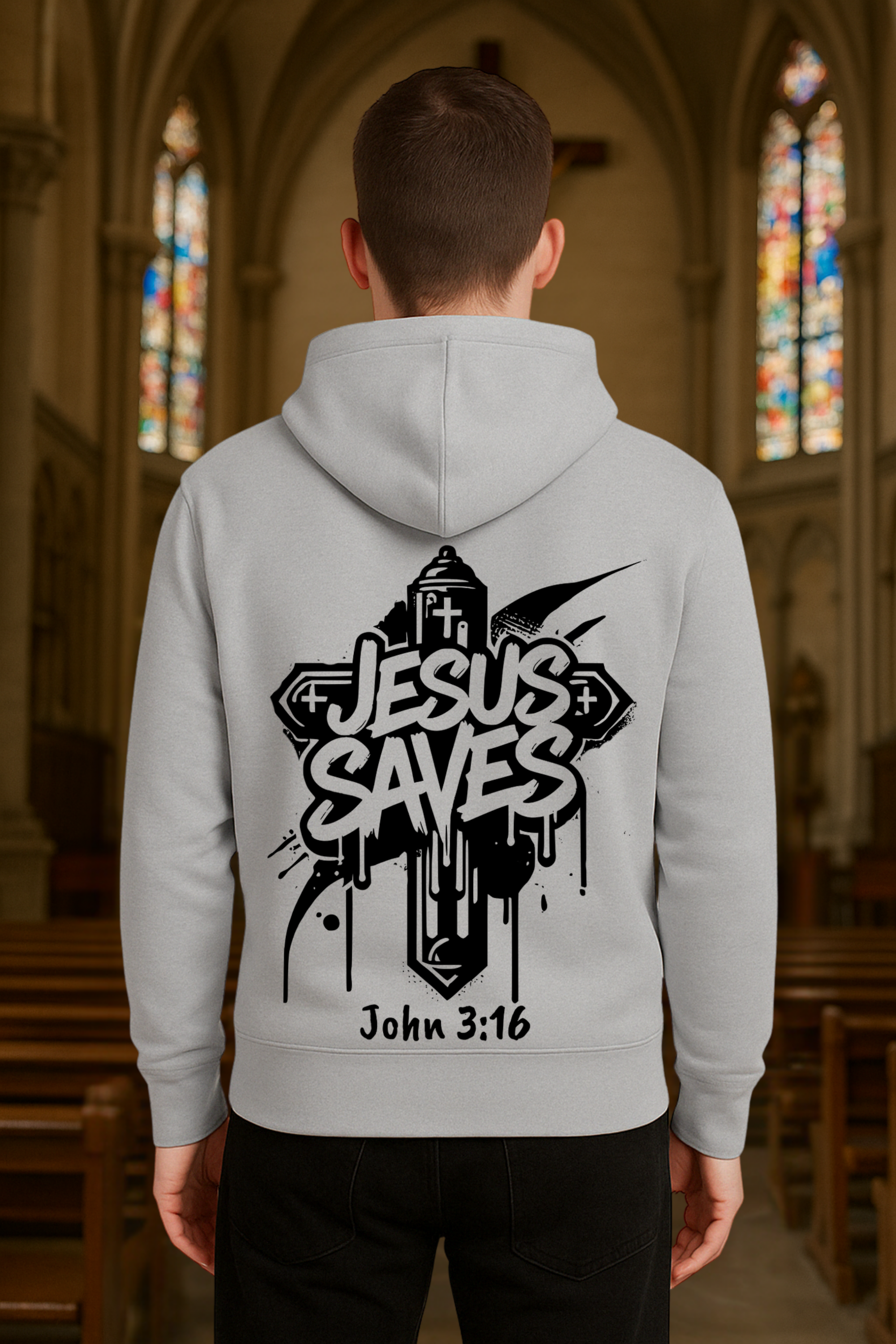 Blusa de Moletom Jesus Saves EC