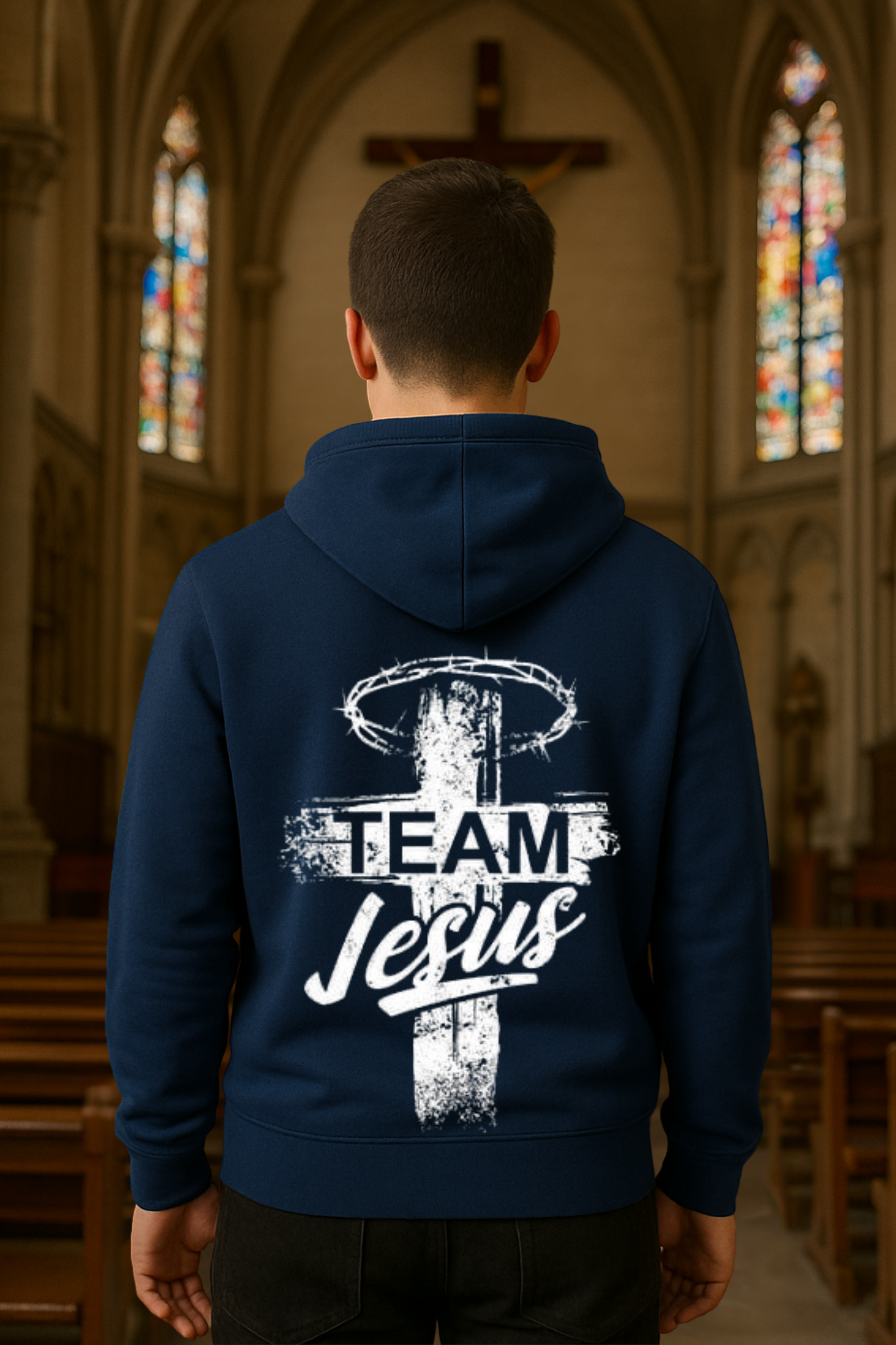 Blusa de Moletom Team Jesus EC