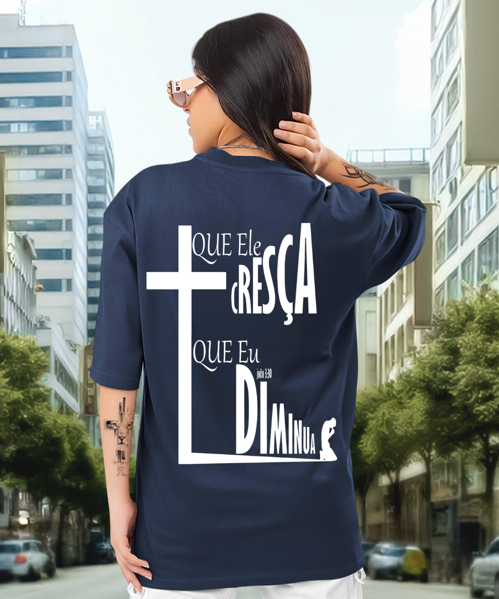Camiseta Oversized Que ele cresça EC