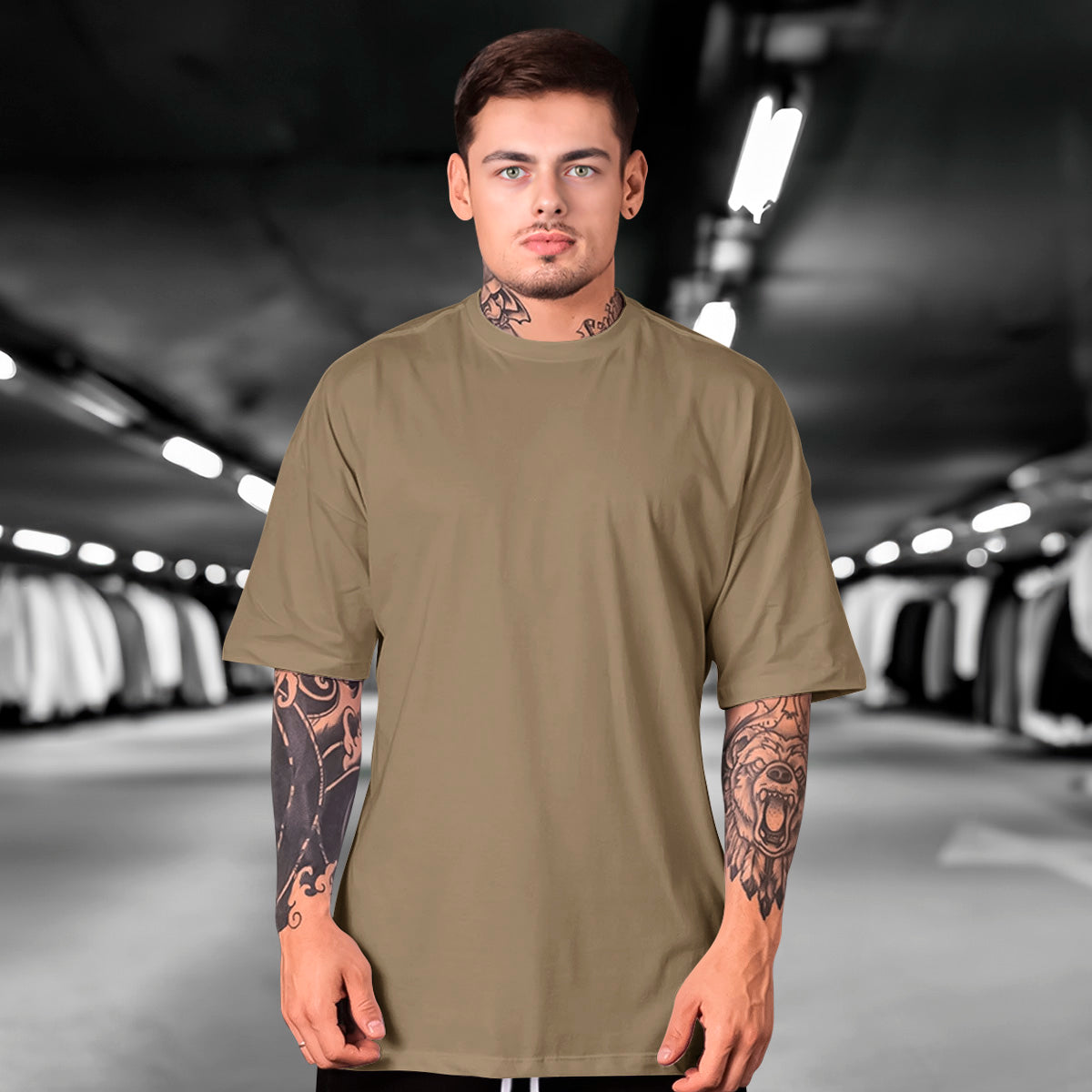 Camiseta Oversized Jesus Line 2 EC