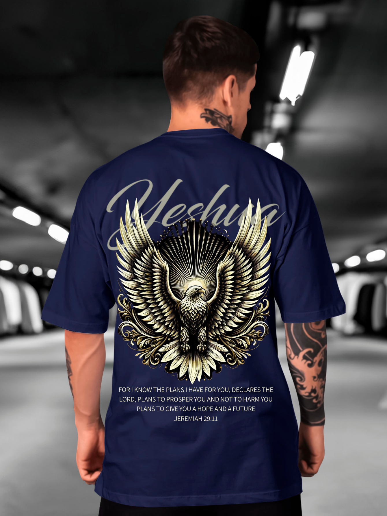 Camiseta Oversized Yeshua Pombo Dourado EC