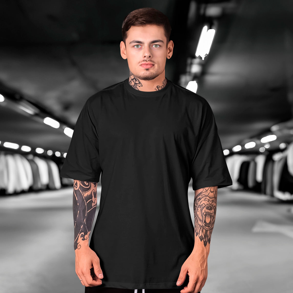 Camiseta Oversized Lion Comic EC