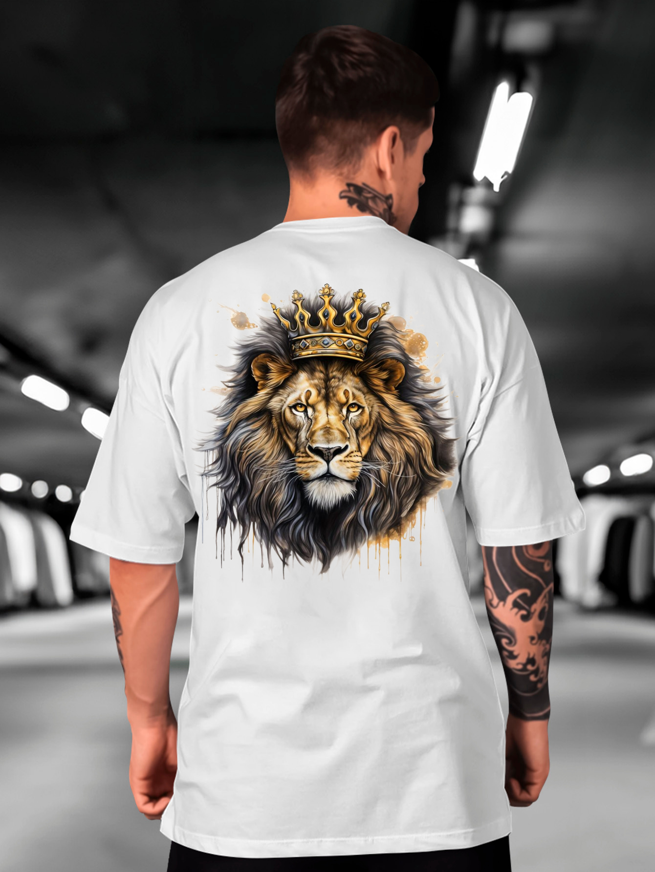 Camiseta Oversized Lion King EC