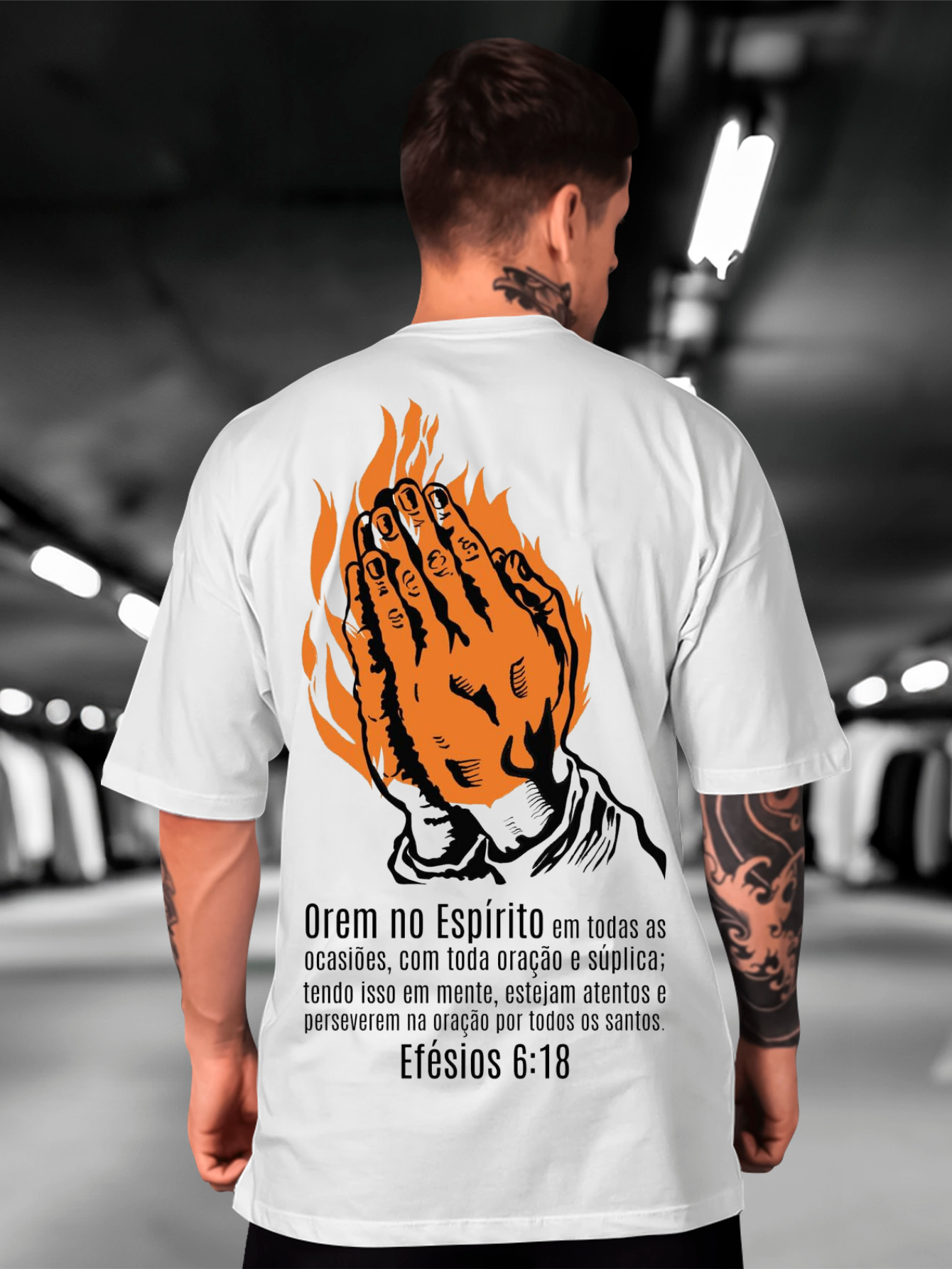 Camiseta Oversized Orem no Espírito EC