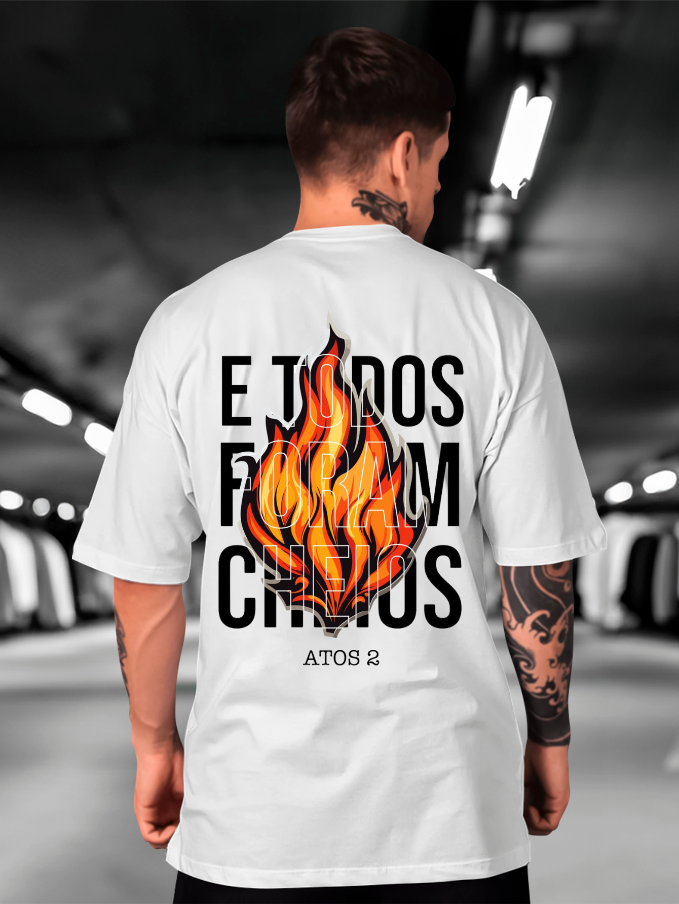 Camiseta Oversized E todos foram cheios EC