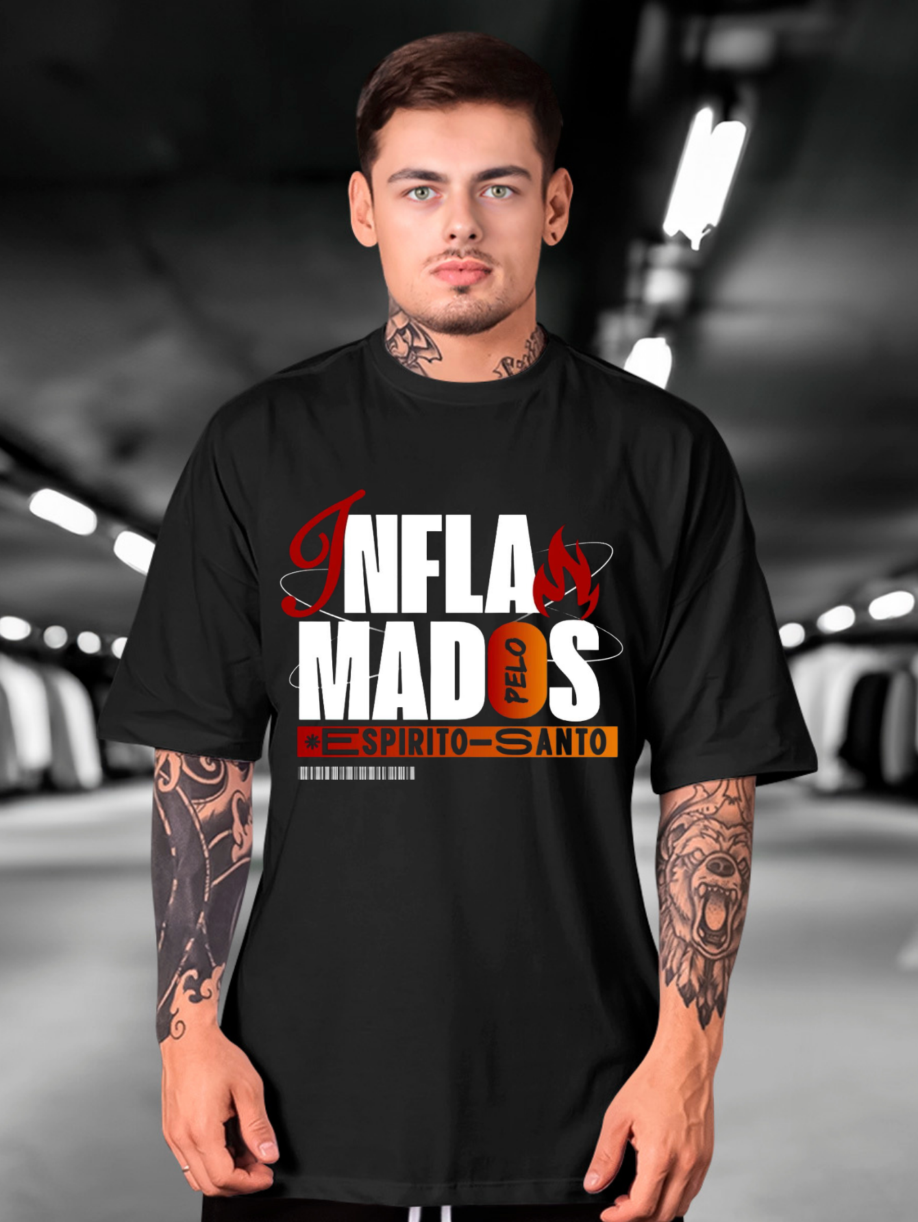 Camiseta Oversized Inflamados EF